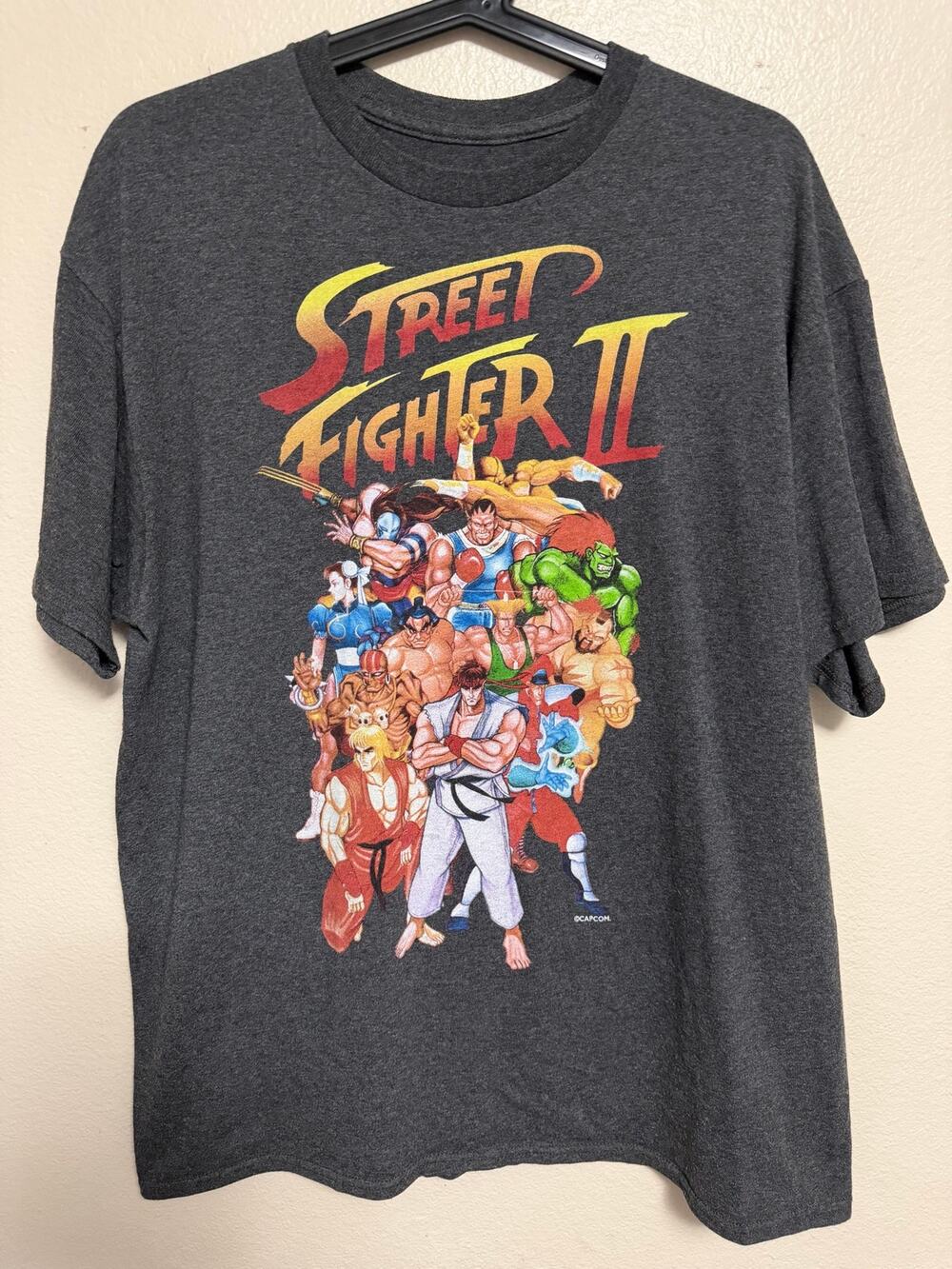 Capcom Street Fighter 2 Graphic T-Shirt Mens Size L